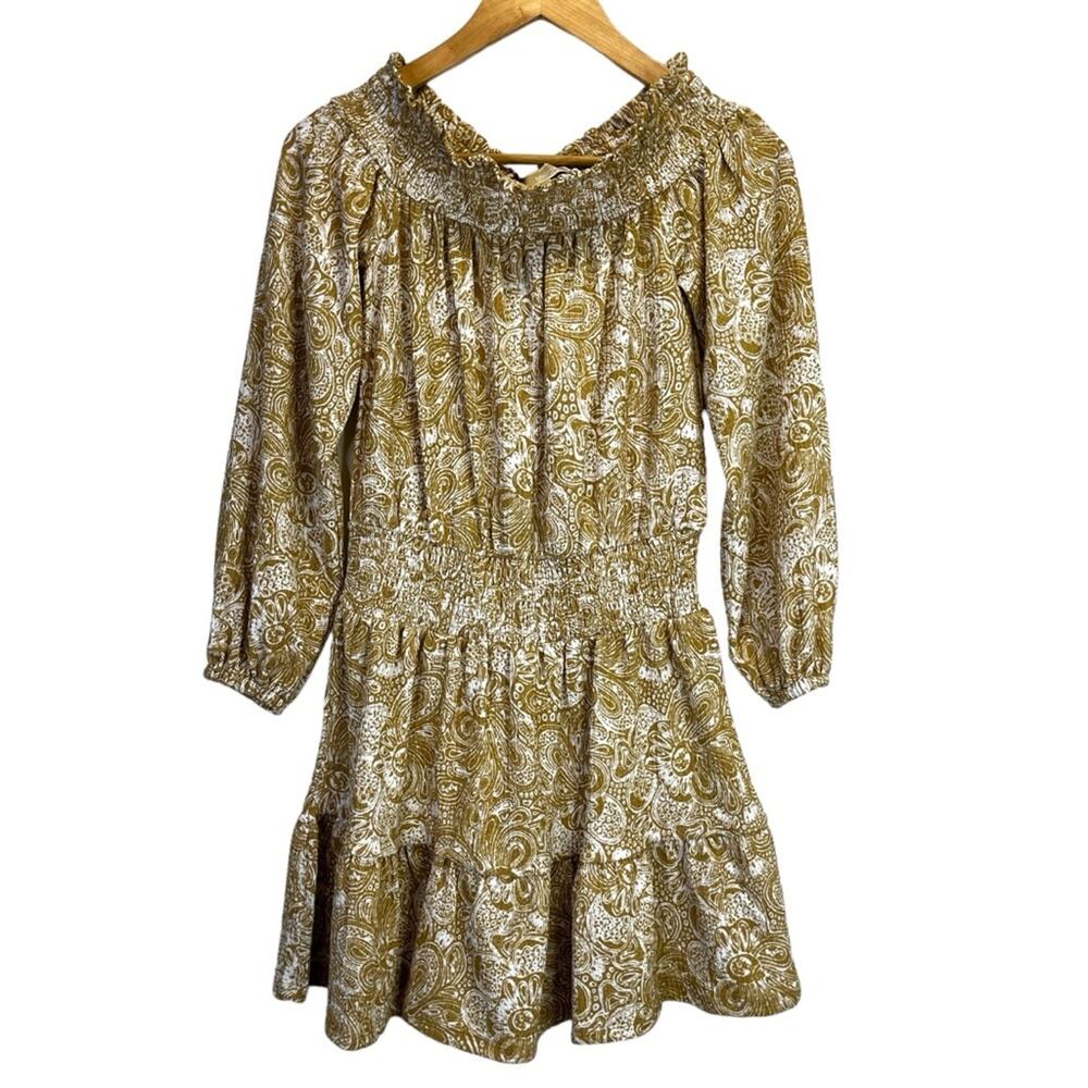 Michael Kors Daytime paisley mini dress khaki - S - Picture 2 of 12